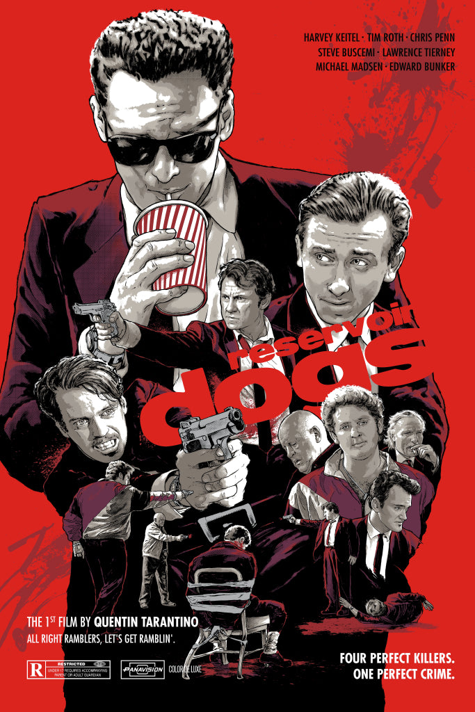 Affiche Du Film Reservoir Dogs - Format 69 X 102 Cm, Neuf Sous Emballage D'origine
