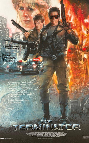 Terminator Autographed by Linda Hamilton