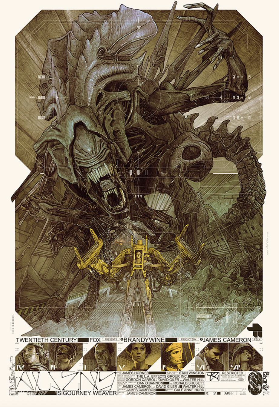 ALIENS Art by KD