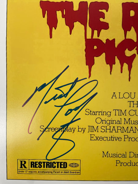 Tim Curry, Meat Loaf Autographed 1975 The Rocky Horror Picture Show 16x24 Poster