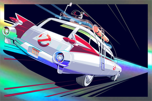 Ghostbusters FOIL Imperfect ECTO 1