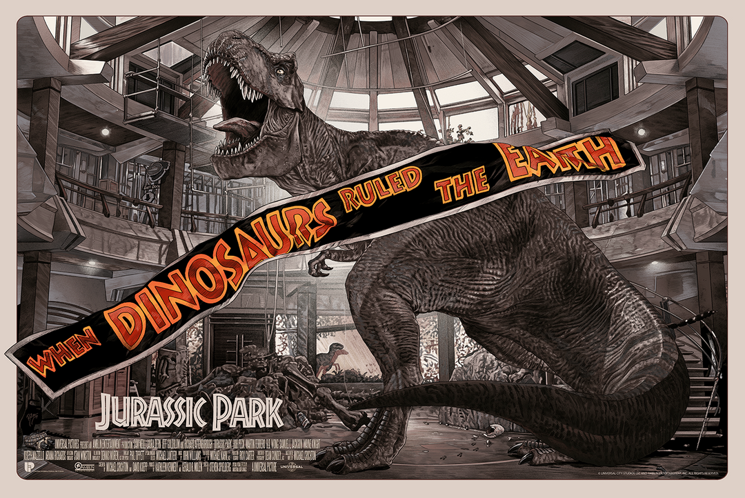 JUAN CARLOS RUIZ BURGOS "JURASSIC PARK" Variant Movieartgallery