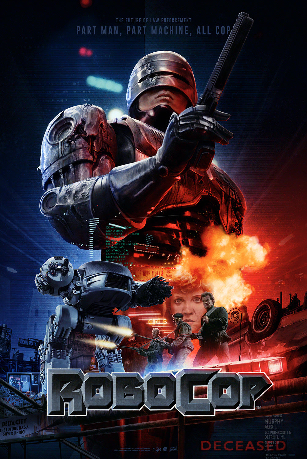 ROBOCOP Come Quietly, Or There Will Be...Trouble! Battle Damaged